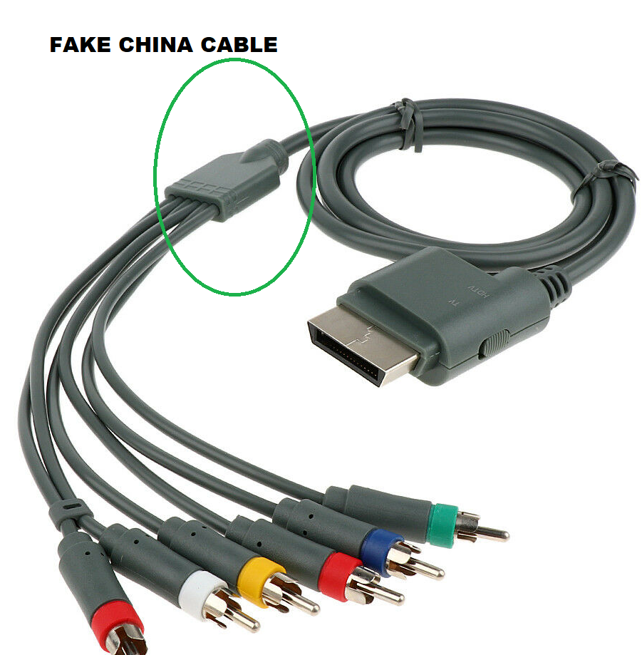 Original Xbox Component Cable